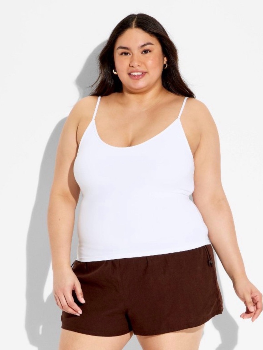 NWT Wild Fable White Cropped Cami Size XXL